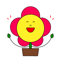 [LINEスタンプ] お花 イラスト スタンプ