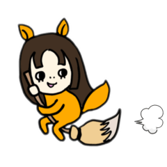 [LINEスタンプ] ハロウィン仮装女子