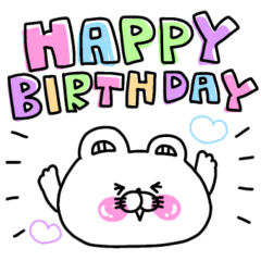 [LINEスタンプ] くま姫♡誕生日と1年間の全イベント集♡