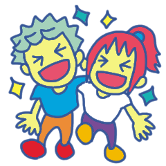 [LINEスタンプ] モブ的な男の子と女の子のスタンプ