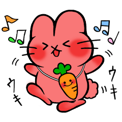 [LINEスタンプ] こぶ耳うさぎVer.2