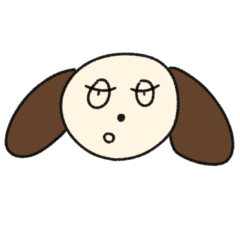 [LINEスタンプ] 茶色くてかなりいい感じの犬