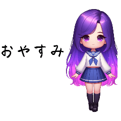 [LINEスタンプ] ダンサースタンプ(学生①)