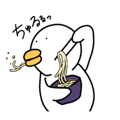 [LINEスタンプ] ぼそぼそ鳥とねぎカモの日常の画像（メイン）