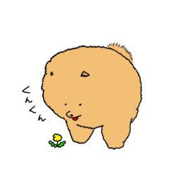 [LINEスタンプ] たぶんきっとポメラニアン