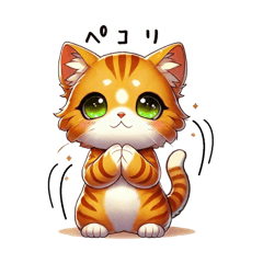 [LINEスタンプ] 元野良猫ちゃーちゃのスタンプ。