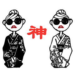 [LINEスタンプ] Josie's RUNWAY in 京都