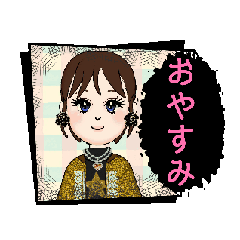 [LINEスタンプ] LOVE久子さんNo.258