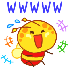 [LINEスタンプ] クロマルハナバチ BZ（日本語)