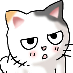 [LINEスタンプ] 猫のスタンプ その6(三毛猫の願い）