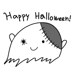 [LINEスタンプ] おばけ ハロウィン