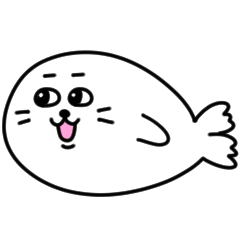 [LINEスタンプ] まるまるコロコロあざらし