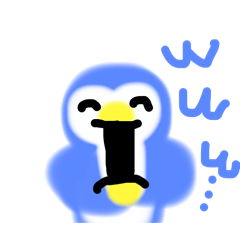 [LINEスタンプ] かわちい ペンギン