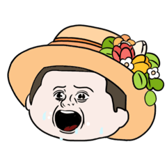 [LINEスタンプ] 恐怖の顔面スタンプ