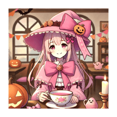 [LINEスタンプ] かわいい彼女♡ハロウィン3