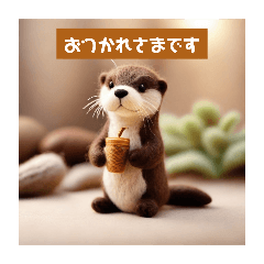 [LINEスタンプ] あいさつ（敬語と日常）