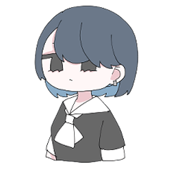 [LINEスタンプ] ダウナー系女子のスタンプ