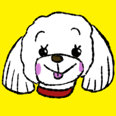 [LINEスタンプ] ラフィは可愛いわんちゃん