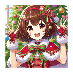 [LINEスタンプ] かわいい彼女♡クリスマス2