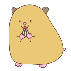 [LINEスタンプ] キンクマハムスター あじたま