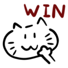 [LINEスタンプ] 格ゲーマー猫