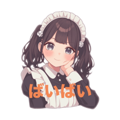 [LINEスタンプ] ふんわりメイドさん3