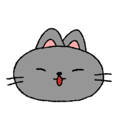 [LINEスタンプ] ねことうさぎmomostudio