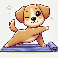 [LINEスタンプ] ヨガ犬スタンプ