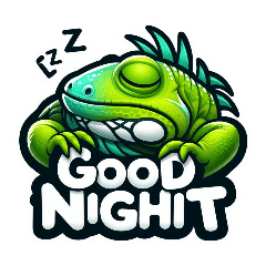 [LINEスタンプ] Good night 動物の寝顔