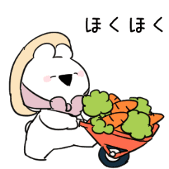 [LINEスタンプ] すこぶる動くぷちウサギ7の画像（メイン）