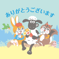 [LINEスタンプ] ひつじのショーンとクッピーラムネ Pastel