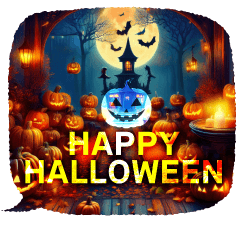 [LINEスタンプ] 飛び出るHAPPYHALLOWEENの画像（メイン）