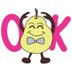 [LINEスタンプ] 洋なしくん