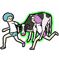 [LINEスタンプ] ちょっと困ったリレー