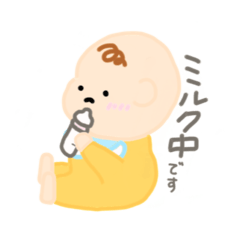 [LINEスタンプ] 小さなぽぽちゃんの日常Part1