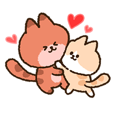 [LINEスタンプ] ふわふわでかわいい猫 2 (KR)