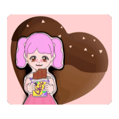 [LINEスタンプ] ピンク系が好きな人へオススメです♡