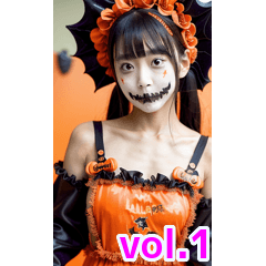 [LINEスタンプ] ハロウィン女子 vol.1