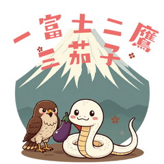 [LINEスタンプ] 【巳年】幸福を呼ぶ白蛇スタンプ