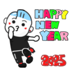 [LINEスタンプ] ロックンロール☆2025年☆令和7年年末年始