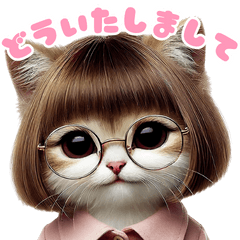 [LINEスタンプ] ねこねこのOL 敬語 #2