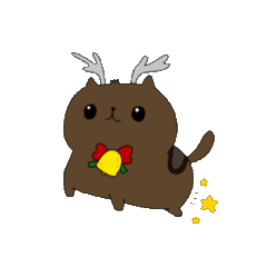 [LINEスタンプ] ニャーリークリスマス