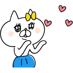 [LINEスタンプ] ▶︎動く！ネコ子