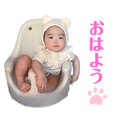 [LINEスタンプ] あおくん0さいなのだ