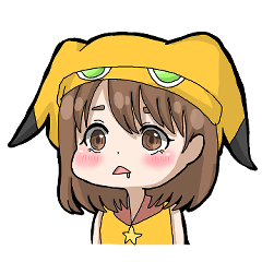 [LINEスタンプ] 黄色い帽子の女の子