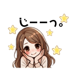 [LINEスタンプ] ふわふわ女子の日常スタンプ⭐︎