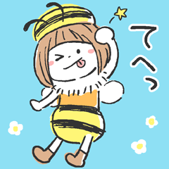 [LINEスタンプ] みつばち女子の日常