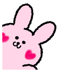 [LINEスタンプ] ラブリーピンクバニー