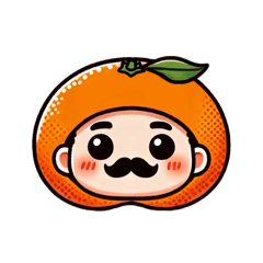 [LINEスタンプ] みかんのおいやん①