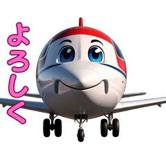 [LINEスタンプ] 空をかけるかわいい飛行機たち